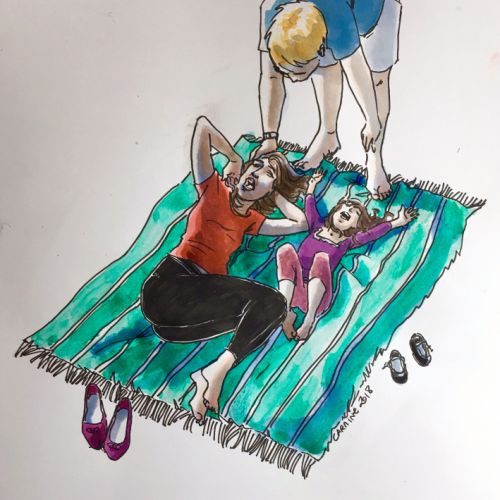Sieste-Aquarelle