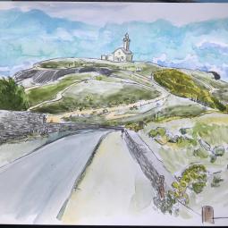 carnet de croquis aquarelle-Bretagne