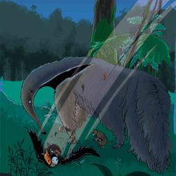 Illustration numérique pour un projet de livre