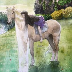 Aquarelle grand format