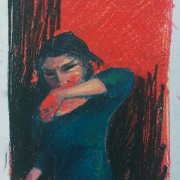 croquis pastels à l'huile